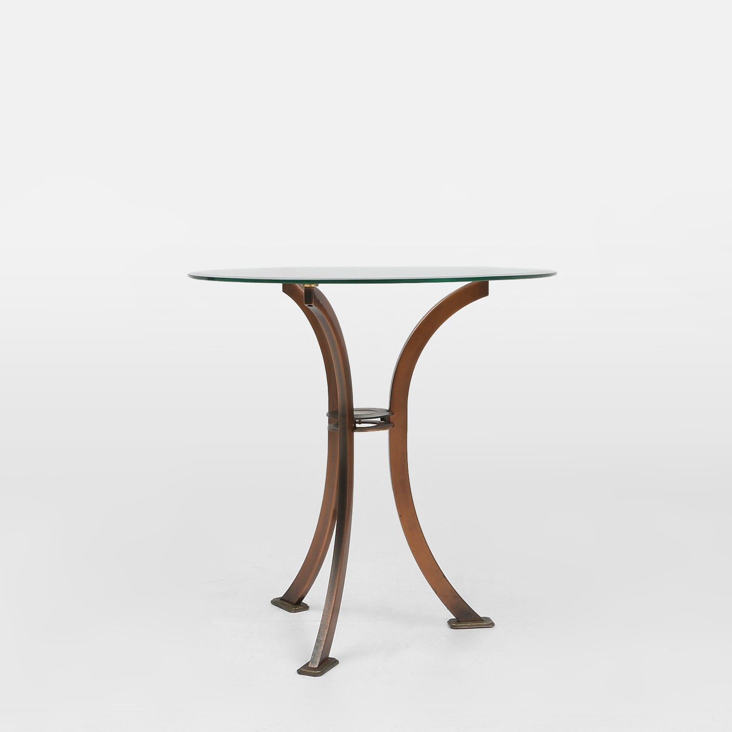 Hollywood regency side table by Belgo Chrom, Belgium ca. 1980-img